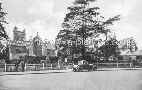 St Mary's Church & Memorial Hall, South Woodford, London, c1930's